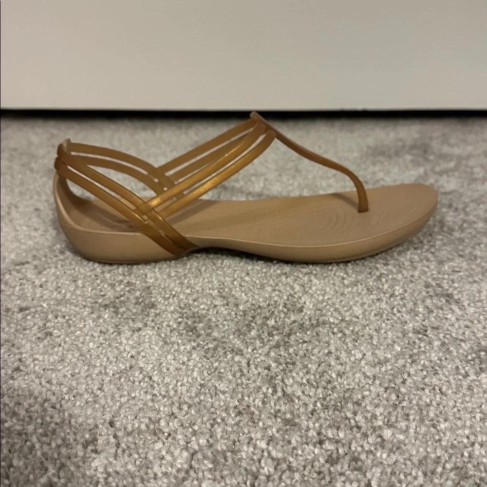CROCS Brown Sandal Flats - Picture 5 of 10